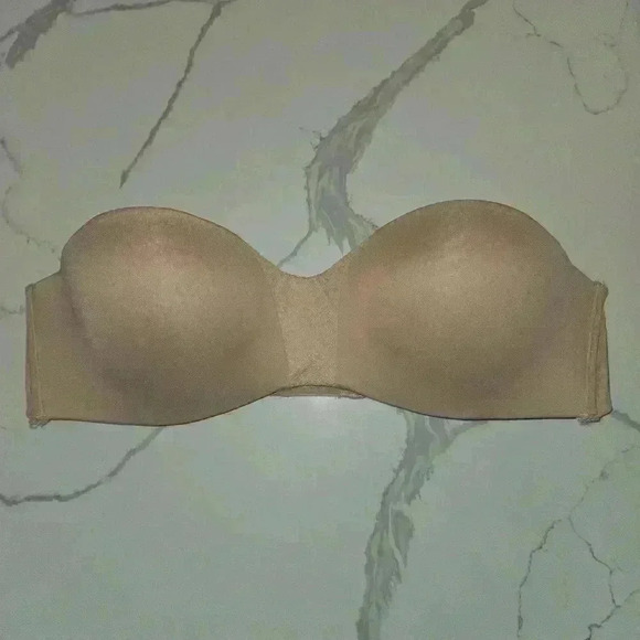 Maidenform Womens Self Expression Wireless Strapless Bra Nude Size 34A - Picture 1 of 6